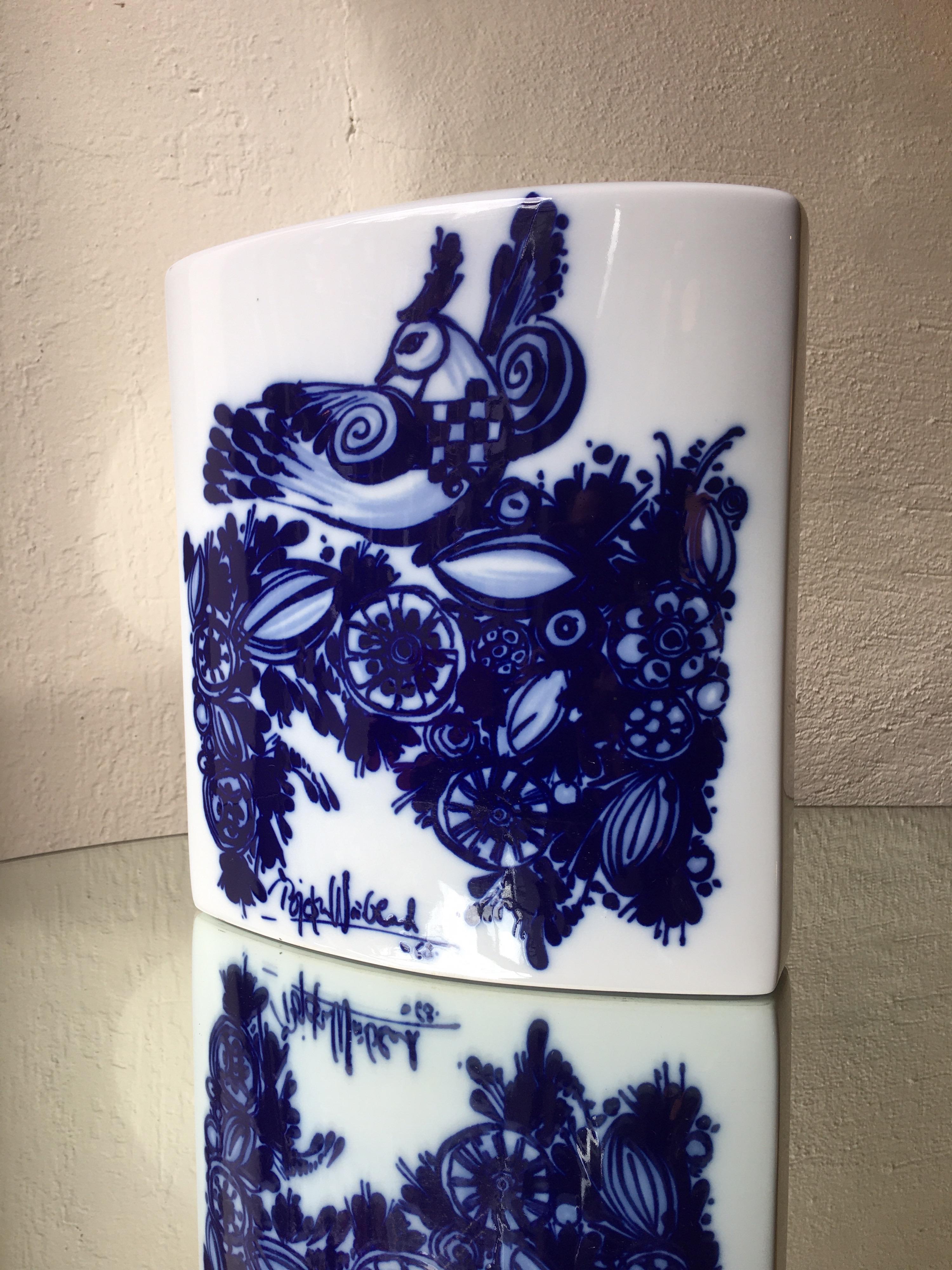 Mid-20th Century Bjorn Wiinblad for Rosenthal Studios Large Ceramic Vase