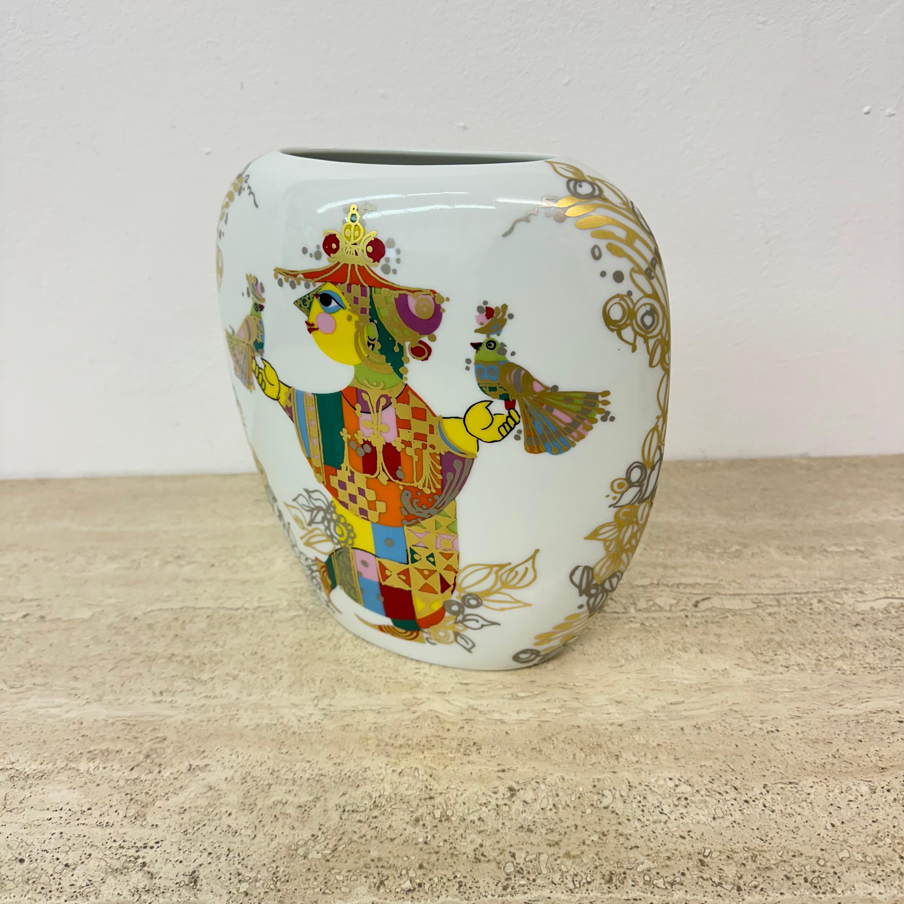 Vase Björn Wiinblad pour Rosenthal , années 1970 Bon état - En vente à Delft, NL