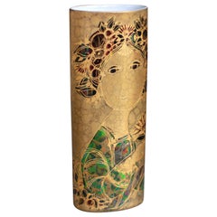 Bjorn Wiinblad, Gold Signed Vase