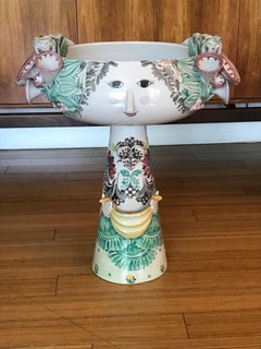 Bjorn Wiinblad Large Ceramic Compote or Planter