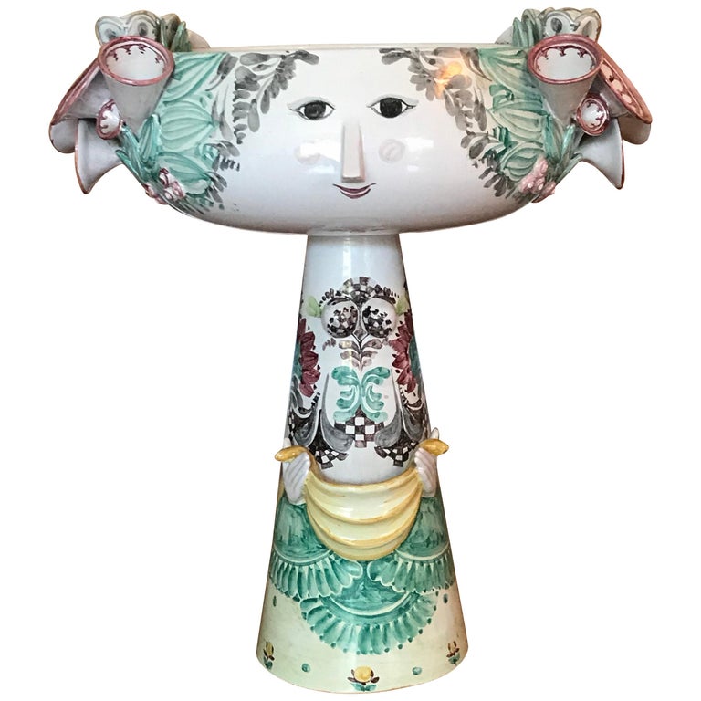 Bjorn Wiinblad Large Decorative Ceramic Sculpture For Sale at 1stdibs