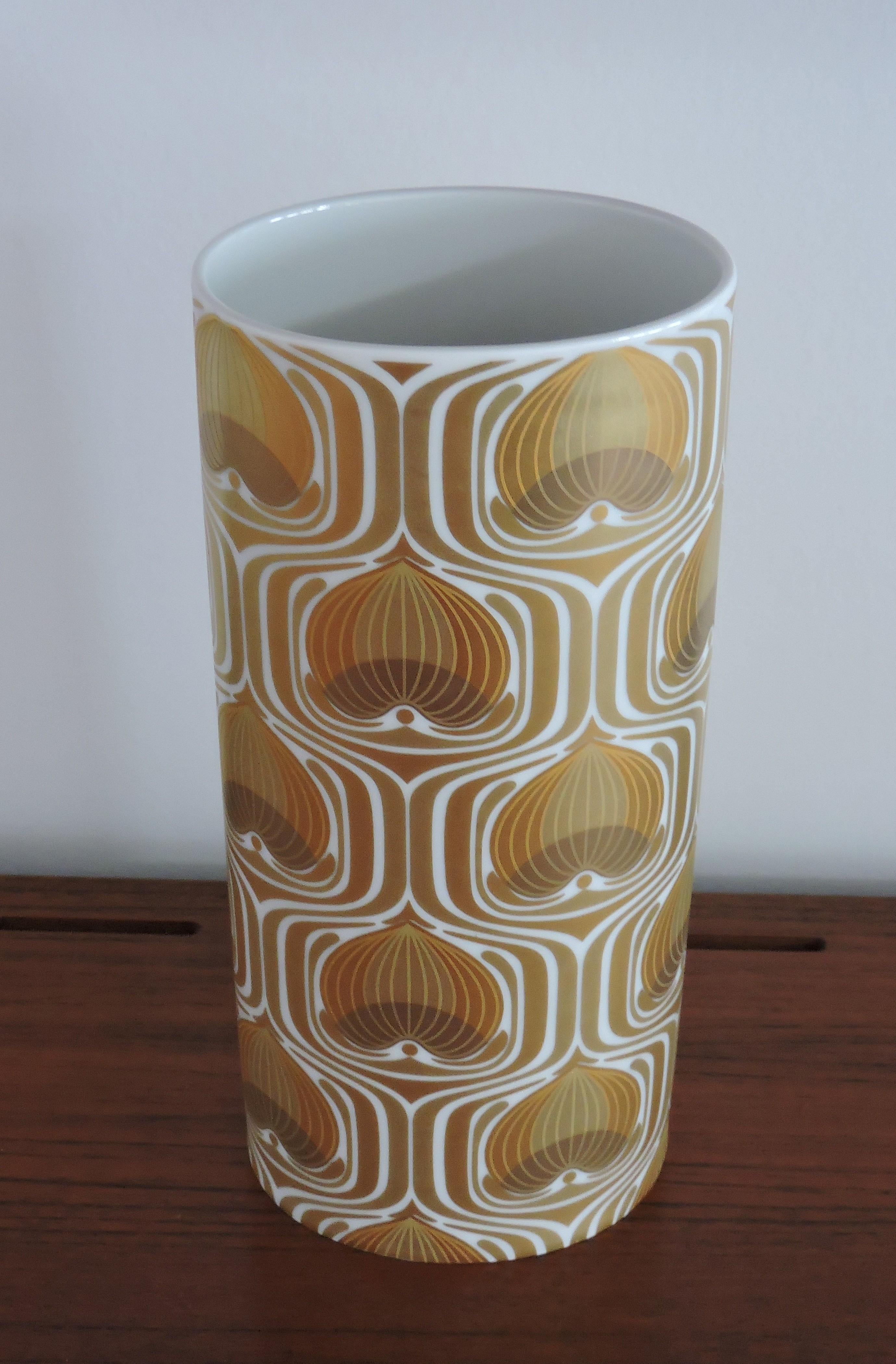 rosenthal vase studio line gold