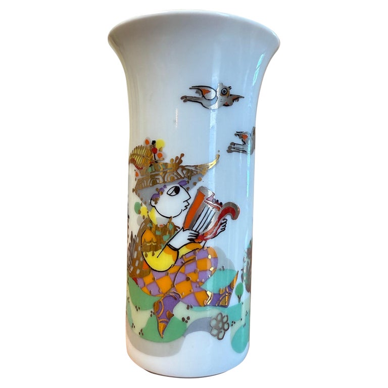 Bjorn Wiinblad Rosenthal Vase For Sale at 1stDibs