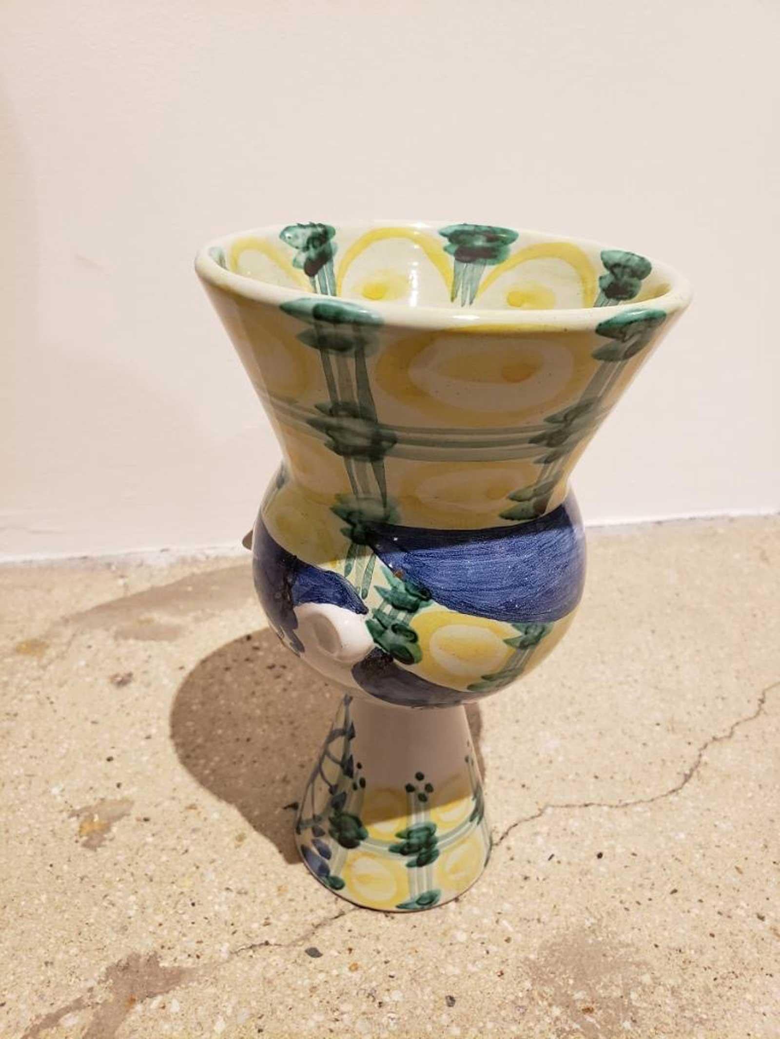Bjorn Wiinblad Signed Ceramic Vase, 1972 2