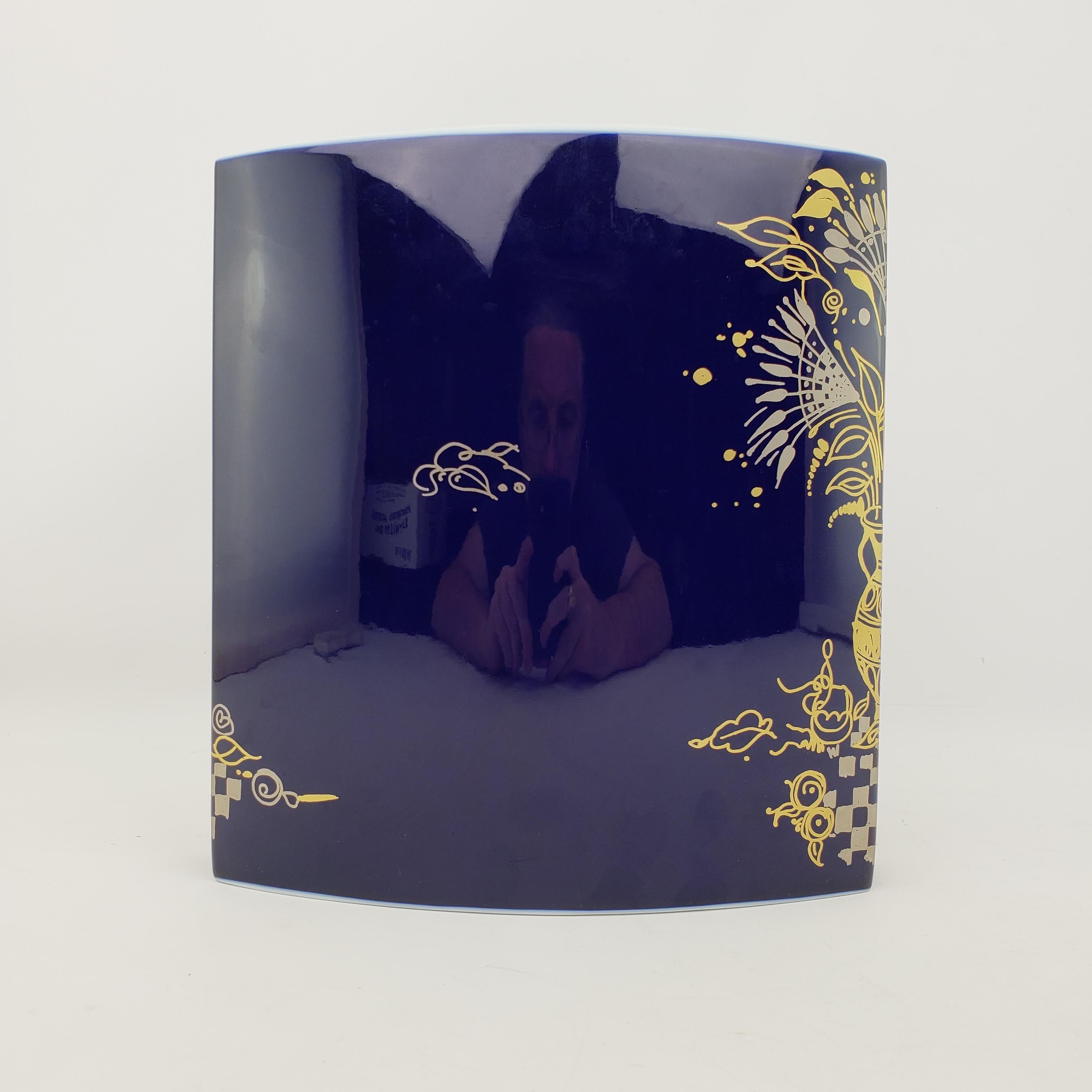 Mid-Century moderno Vaso in ceramica Bjorn Wiinblad Studio Line per Rosenthal in vendita