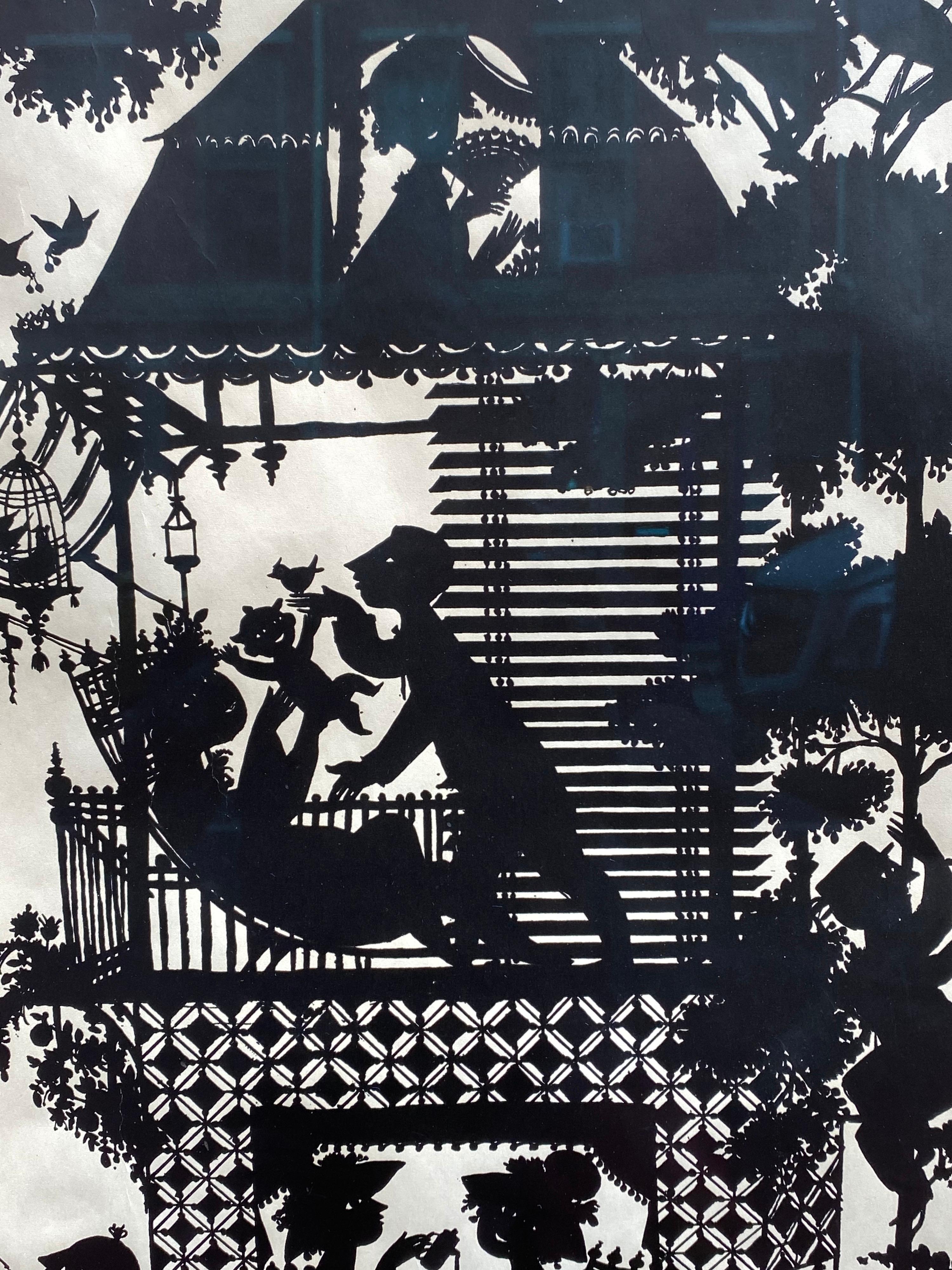 Bjorn Wiinblad silhouette print 