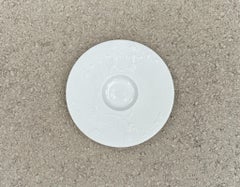 Bjorn Wiinblad White Porcelain 6" Saucer for Rosenthal, Germany, 20th Century