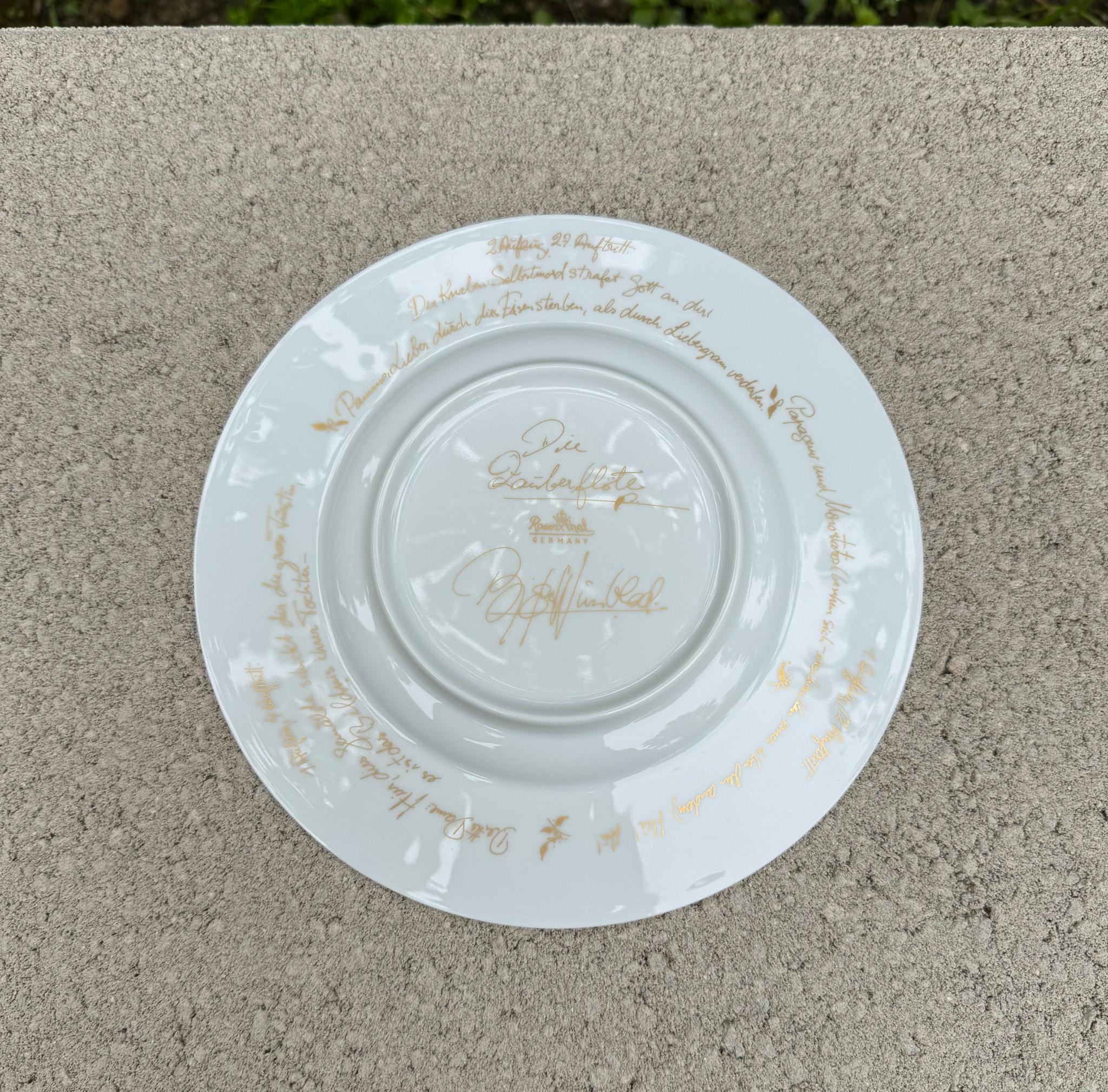 Assiette de 7,5 pouces en porcelaine blanche de Whiting pour Rosenthal, Allemagne, 20e siècle en vente 2