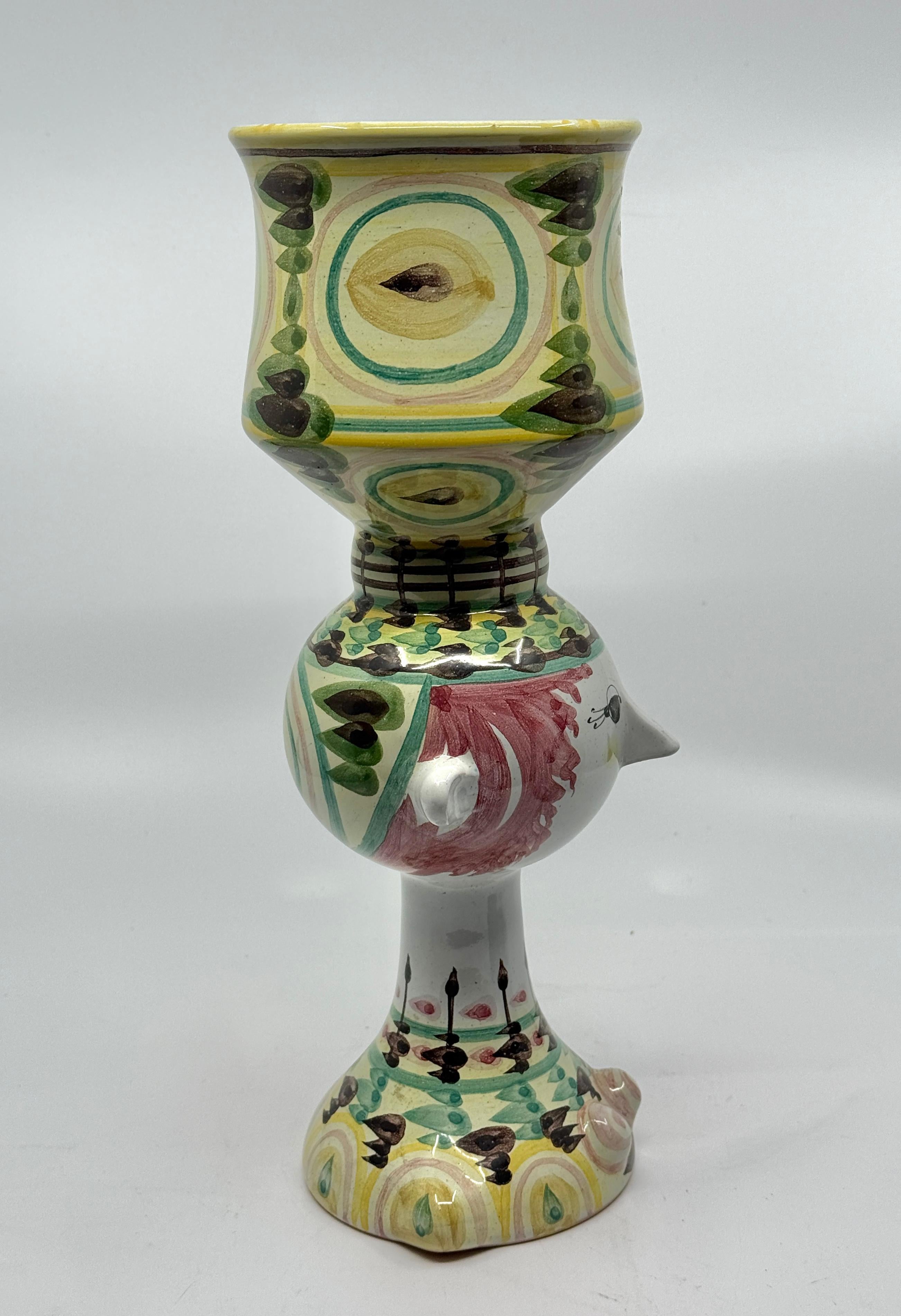 Bjorn Winblad Whimsical Pottery Face Vase For Sale 4