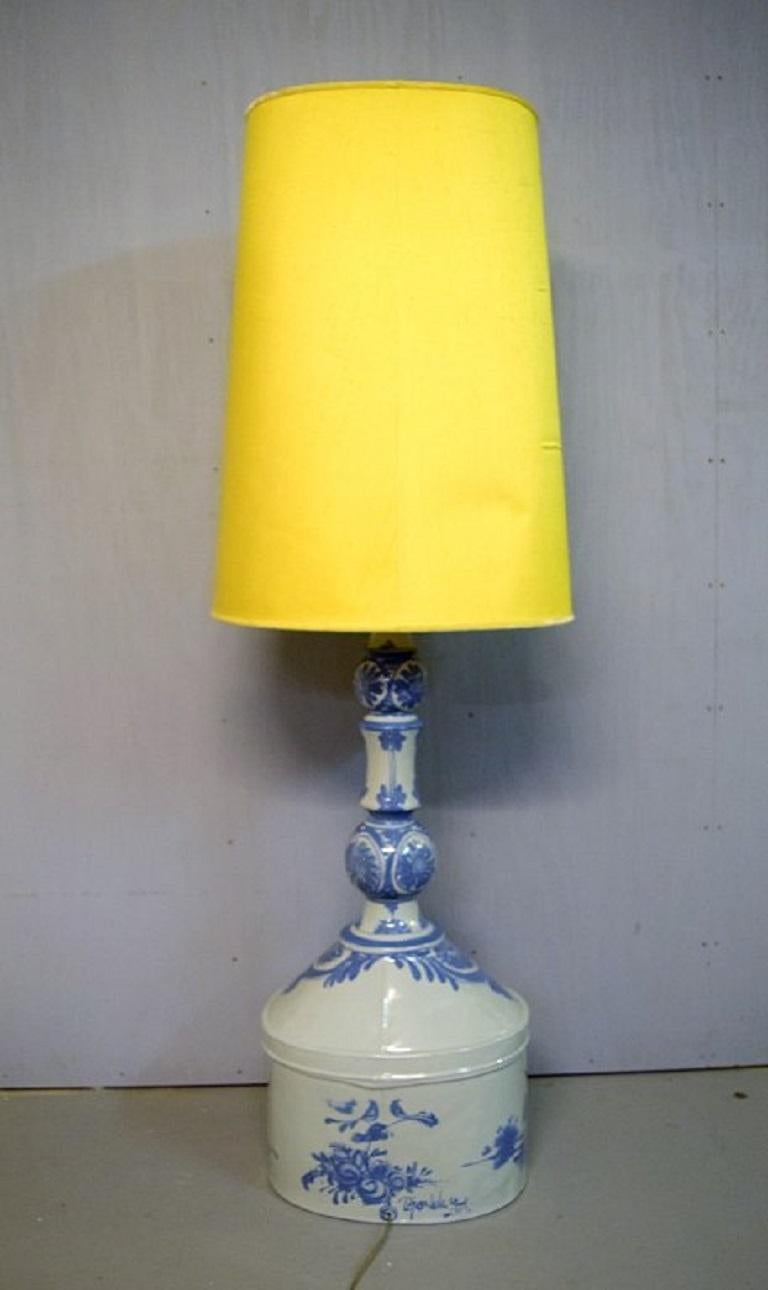 Hand-Painted Bjørn Wiinblad '1918-2006', Denmark, Colossal Unique Floor Lamp For Sale