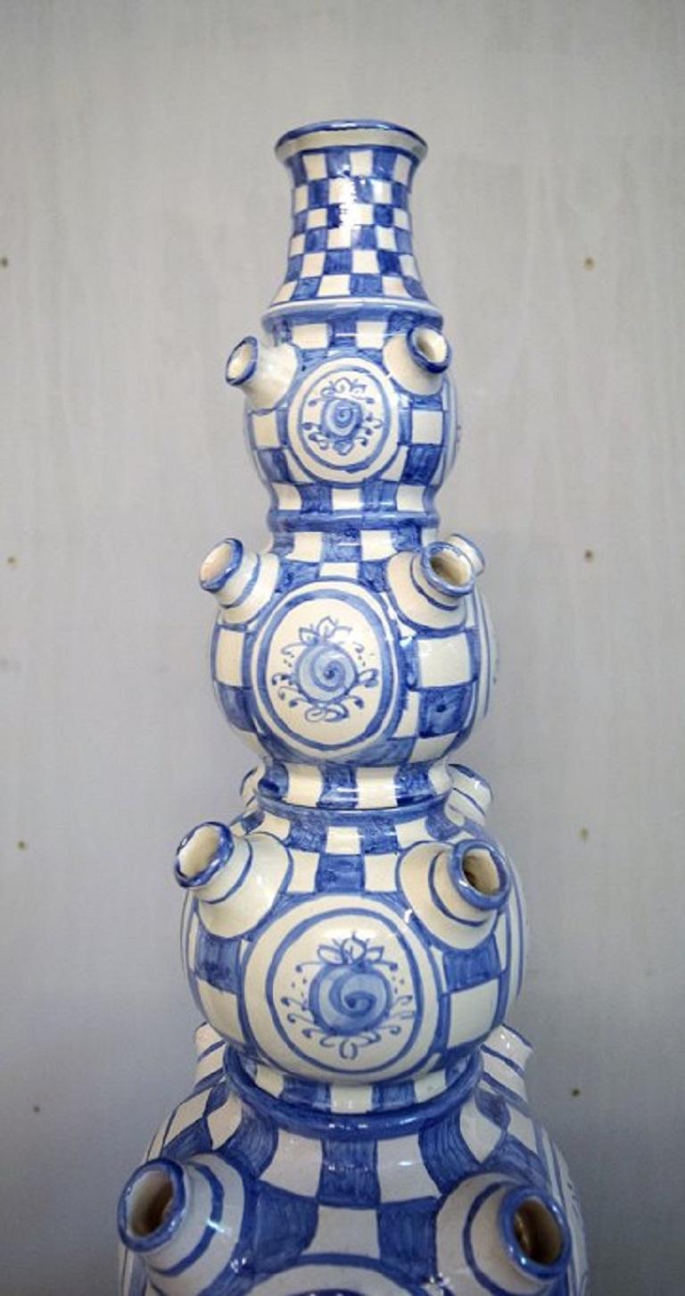 Bjørn Wiinblad, Denmark, Giant Vase in Hand-Painted Glazed Ceramics 2