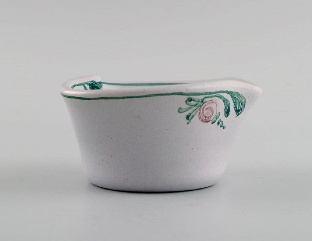Bjørn Wiinblad, Denmark, Heart-Shaped Bowl in Glazed Ceramics In Excellent Condition For Sale In Copenhagen, DK