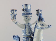 Bjørn Wiinblad '1918-2006', Denmark. Large Figure / Candlestick. Rider on Horse