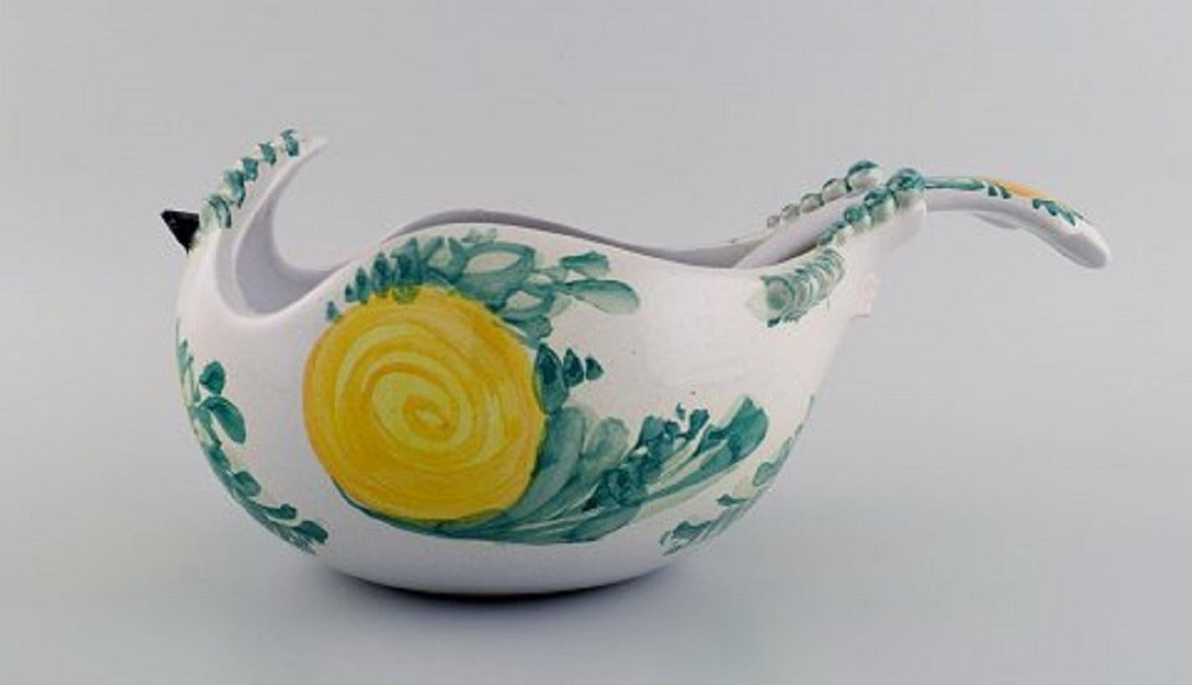 Scandinavian Modern Bjørn Wiinblad, Denmark, Large Sauce Bowl with Spoon