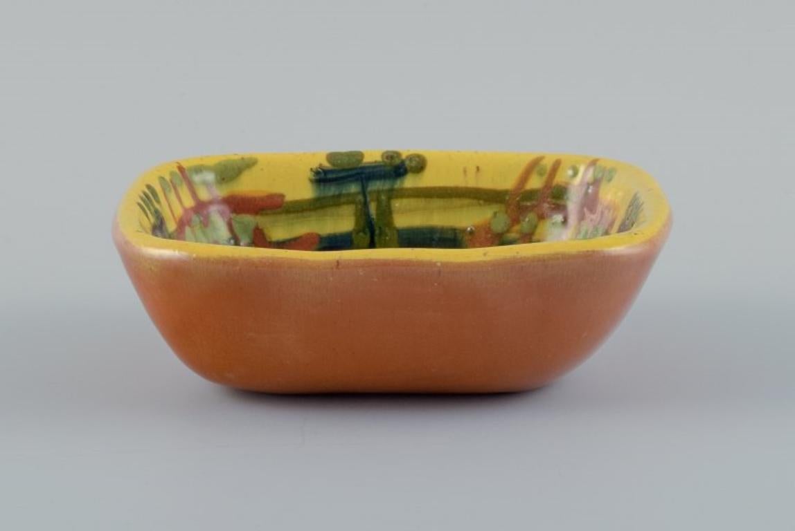 Danish Bjørn Wiinblad (1918-2006), Denmark. Unique and Early Bowl in Ceramic For Sale
