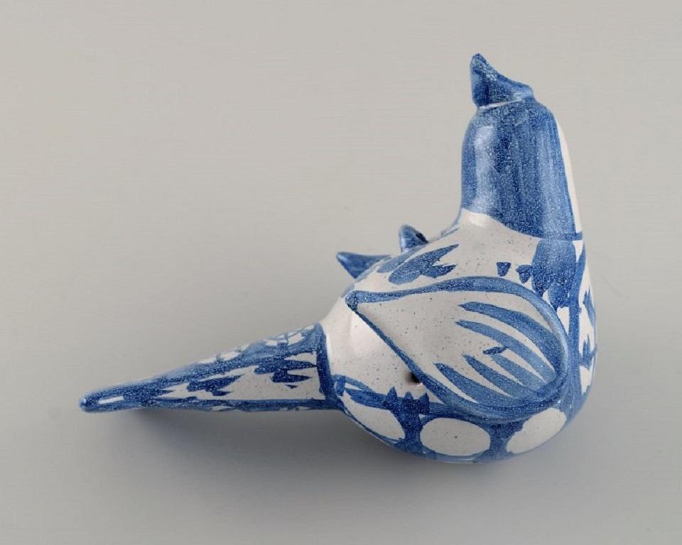Hand-Painted Bjørn Wiinblad, Denmark, Unique Bird for Hanging in Ceramics