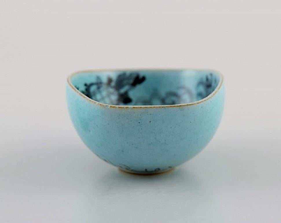 Scandinavian Modern Bjørn Wiinblad, Denmark, Unique Miniature Bowl, 1951 For Sale