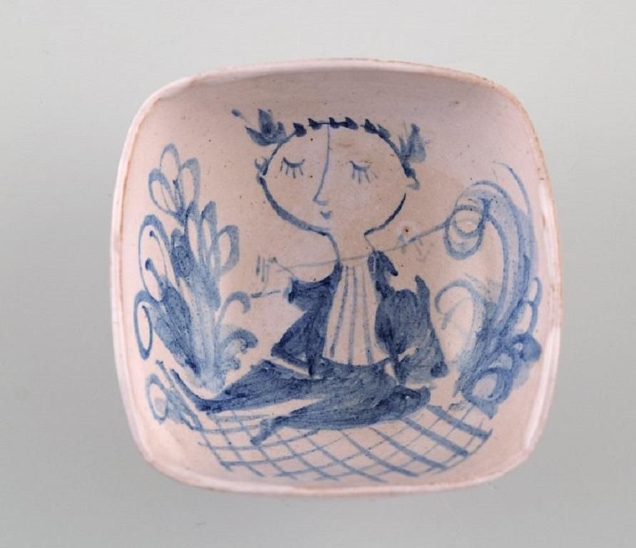 Danish Bjørn Wiinblad, Denmark, Unique Miniature Bowl in Ceramics For Sale