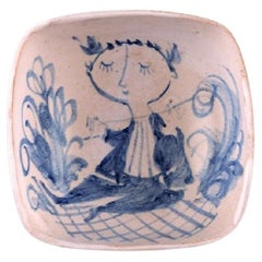 Bjørn Wiinblad, Denmark, Unique Miniature Bowl in Ceramics
