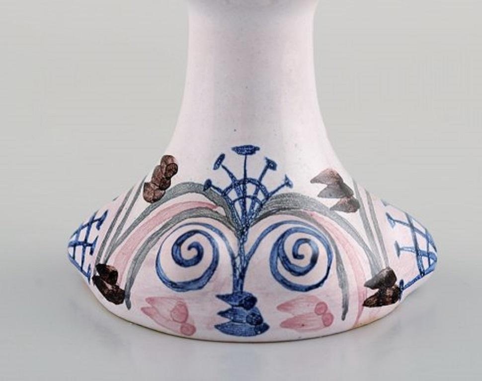 Danish Bjørn Wiinblad, Glazed Ceramic Vase in the Shape of a Woman, 1977