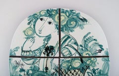 Bjørn Wiinblad Unique Candle Holder Wall Sconce /Plaque, 1974