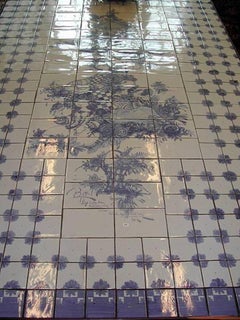 Bjørn Wiinblad, a Gigant Rectangular Wall Relief