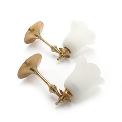Bjørn Wiinblad, a Pair of Brass Wall Lamps