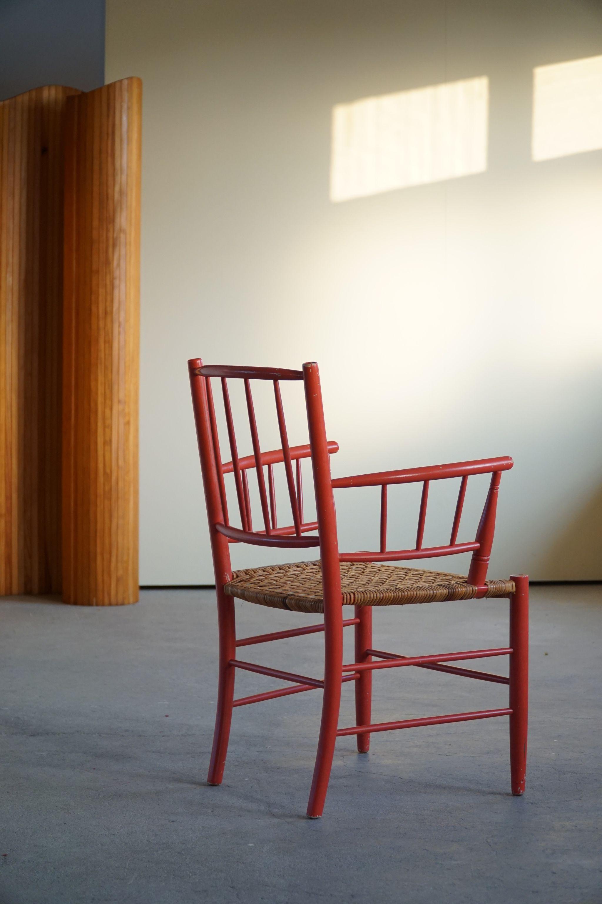 Fauteuil Bjrn Wiinblad, fabriqué à Nssj Stolefabrik, mi-siècle moderne, années 1950 en vente 7