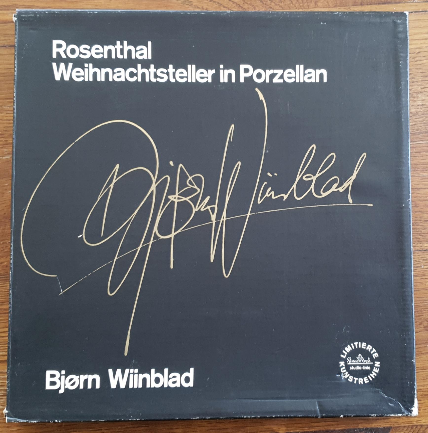 Bjørn Wiinblad Weihnachtsteller 1980 