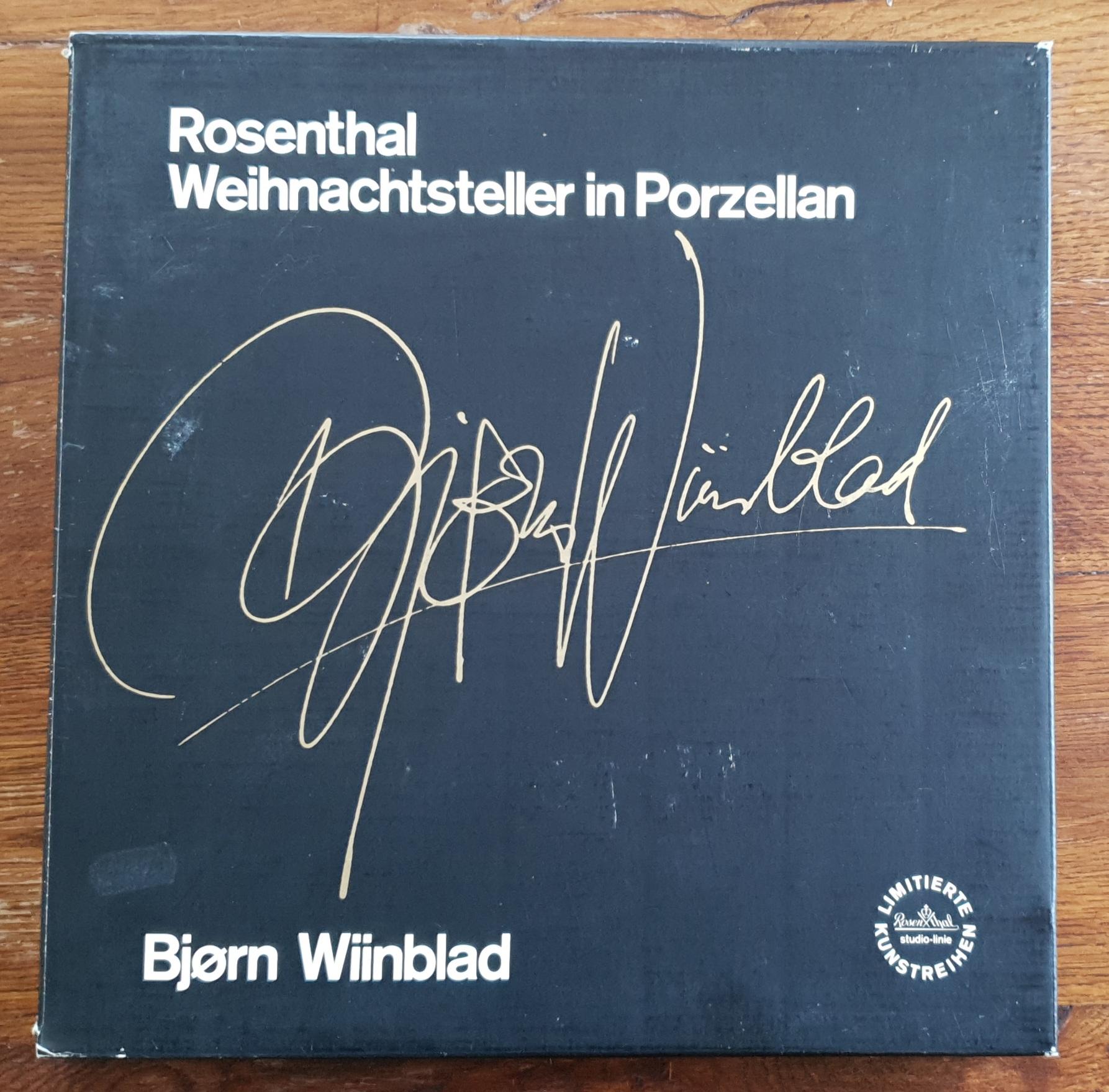 Bjørn Wiinblad Christmas plate 1981 