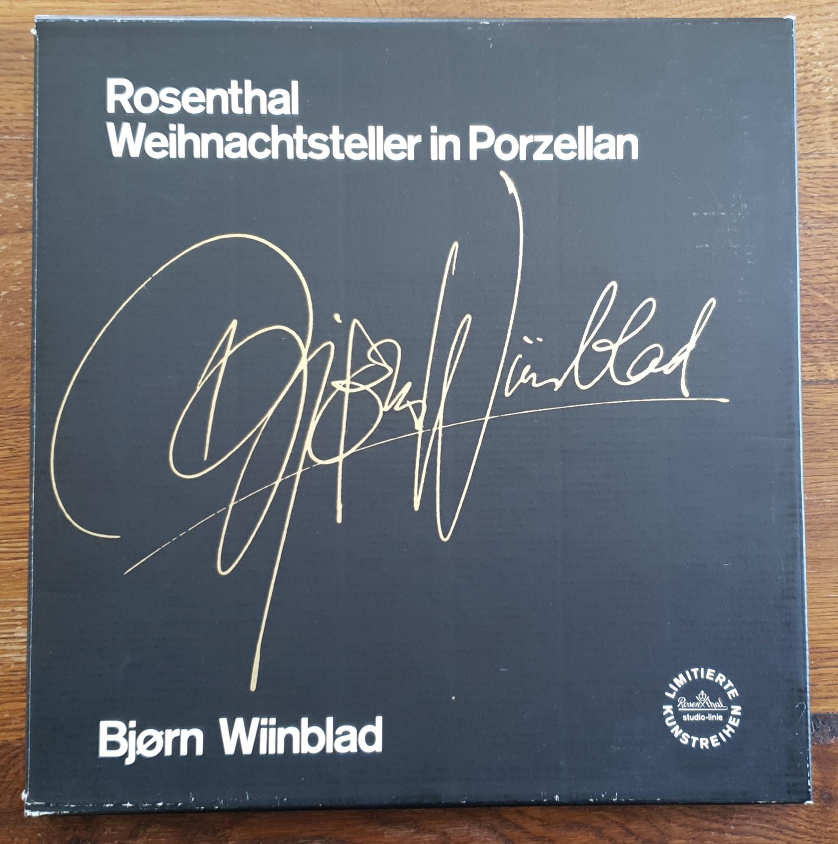 Bjørn Wiinblad Weihnachtsteller 1982 