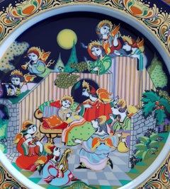 Bjørn Wiinblad Christmas Plate 1987 "Christmas Carols"