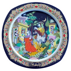 Bjørn Wiinblad Christmas Plate 1989 "Christmas Carols"