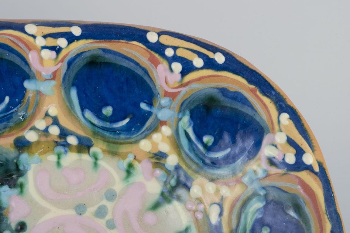 Danese Bjørn Wiinblad. Colossale e antica targa da parete in ceramica con volto femminile in vendita