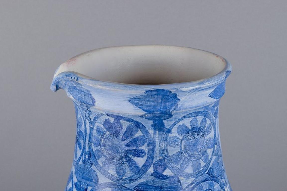 Ceramic Bjørn Wiinblad. Colossal, two-part jug-shaped vase made of ceramic. 1971 For Sale