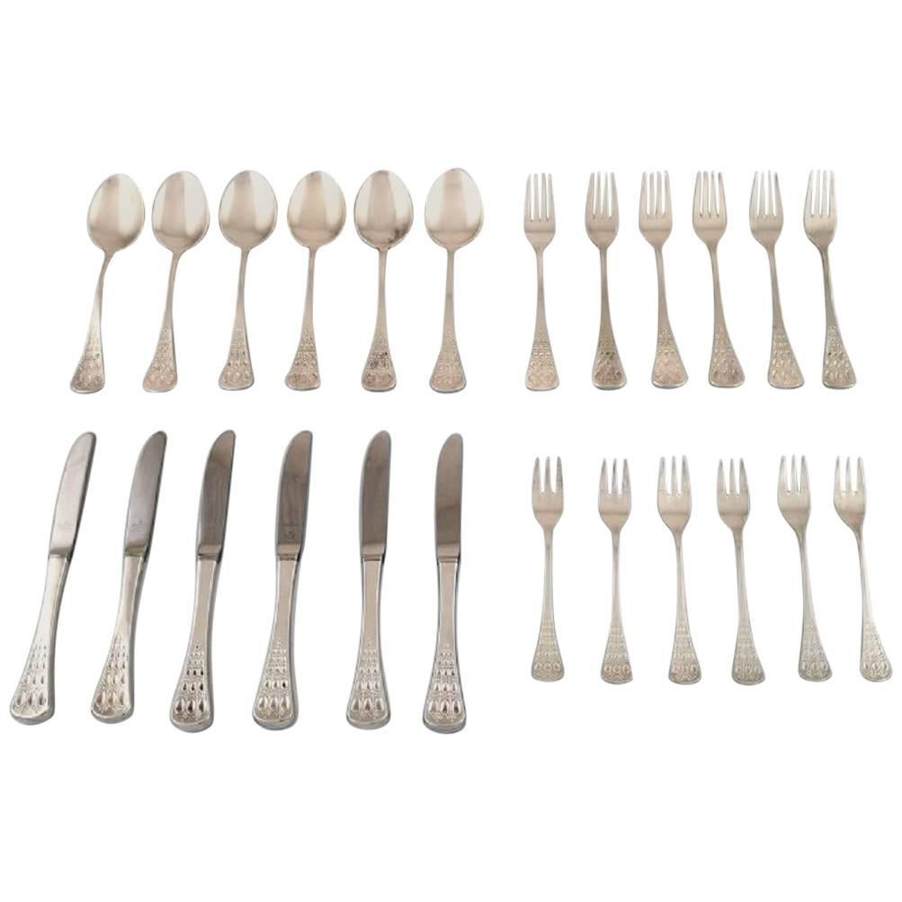 Bjørn Wiinblad, Cutlery, 'Romanze' for Rosenthal, Sterling Silver
