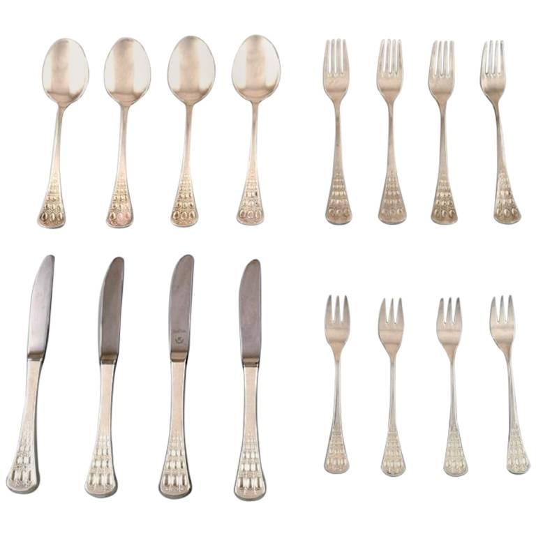 Bjørn Wiinblad, Cutlery, 'Romanze' for Rosenthal, Sterling Silver