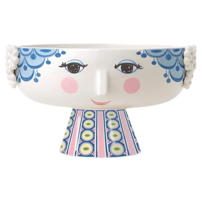 Ciotola con piedini “Eva” di Bjørn Wiinblad, ceramica, stile moderno scandinavo, Cina
