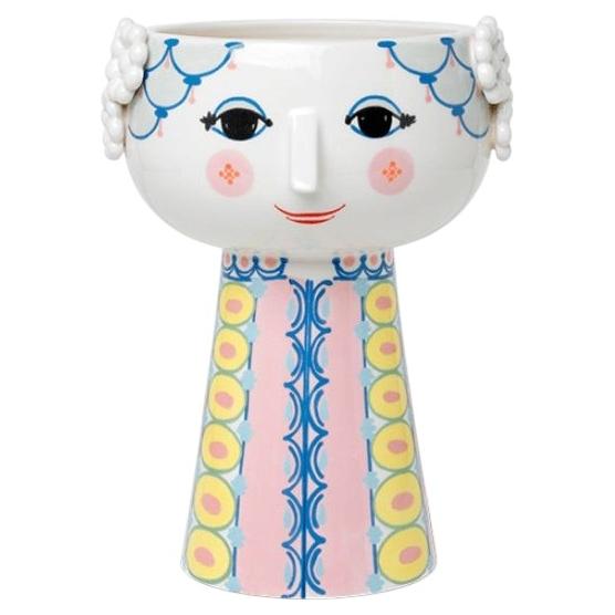 Bjørn Wiinblad 'Eva' Vase, Glossy Pink Ceramic, Scandinavian Design