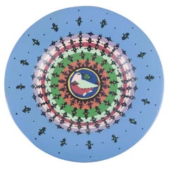 Vintage Bjørn Wiinblad for Illums Bolighus, Denmark. Large papier-mache wall decor.