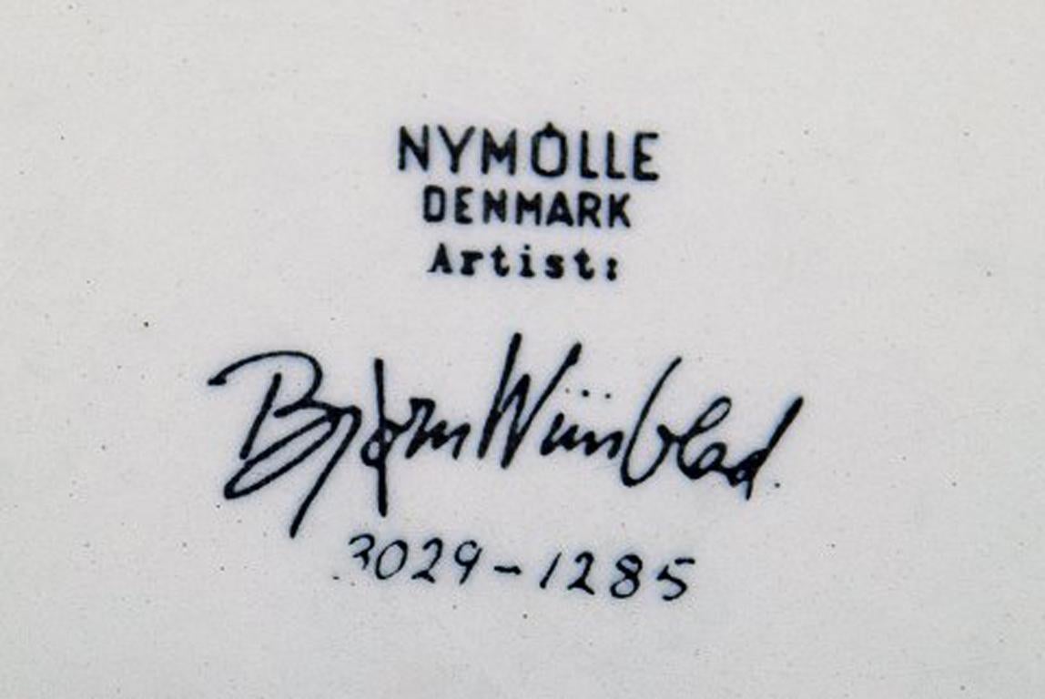 Late 20th Century Bjørn Wiinblad for Nymølle, Bowl in Glazed Ceramics, 1970s