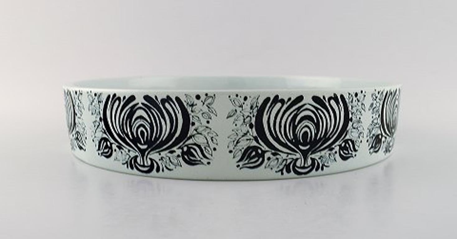 Danish Bjørn Wiinblad for Nymølle, Large Bowl in Glazed Ceramics, 1970s For Sale