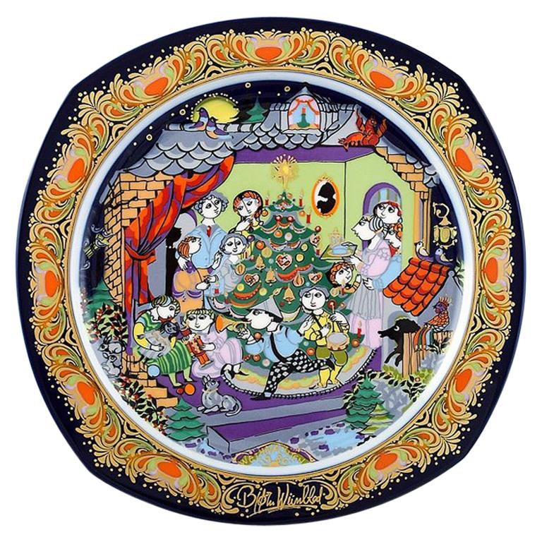 Bjørn Wiinblad for Rosenthal, Christmas Plate in Porcelain from 1986 For  Sale at 1stDibs | bjorn wiinblad plates, rosenthal plates, rosenthal  christmas plates