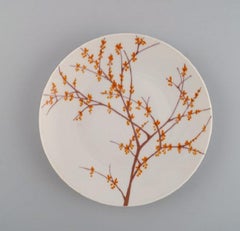 Bjørn Wiinblad para Rosenthal, Ocho platos de porcelana "Herbst / Otoño", años 70