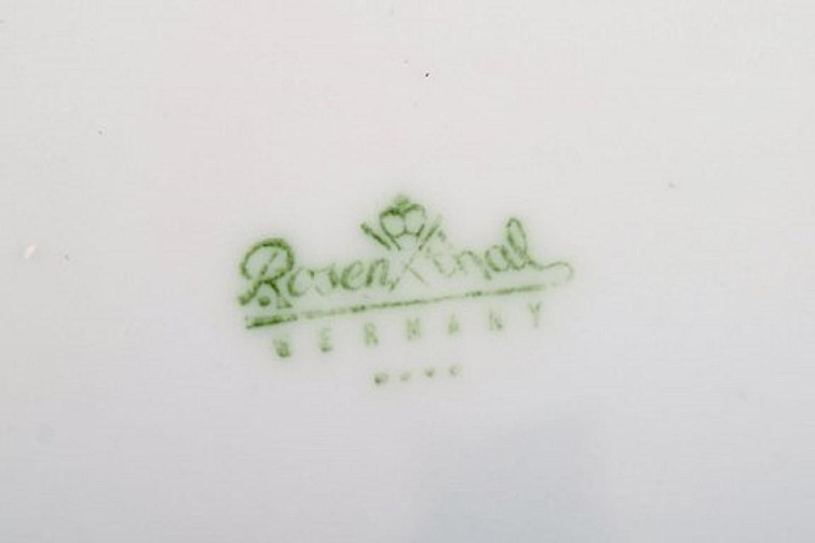 Fin du 20e siècle Huit assiettes en porcelaine décorées d'or Bjrn Wiinblad pour Rosenthal