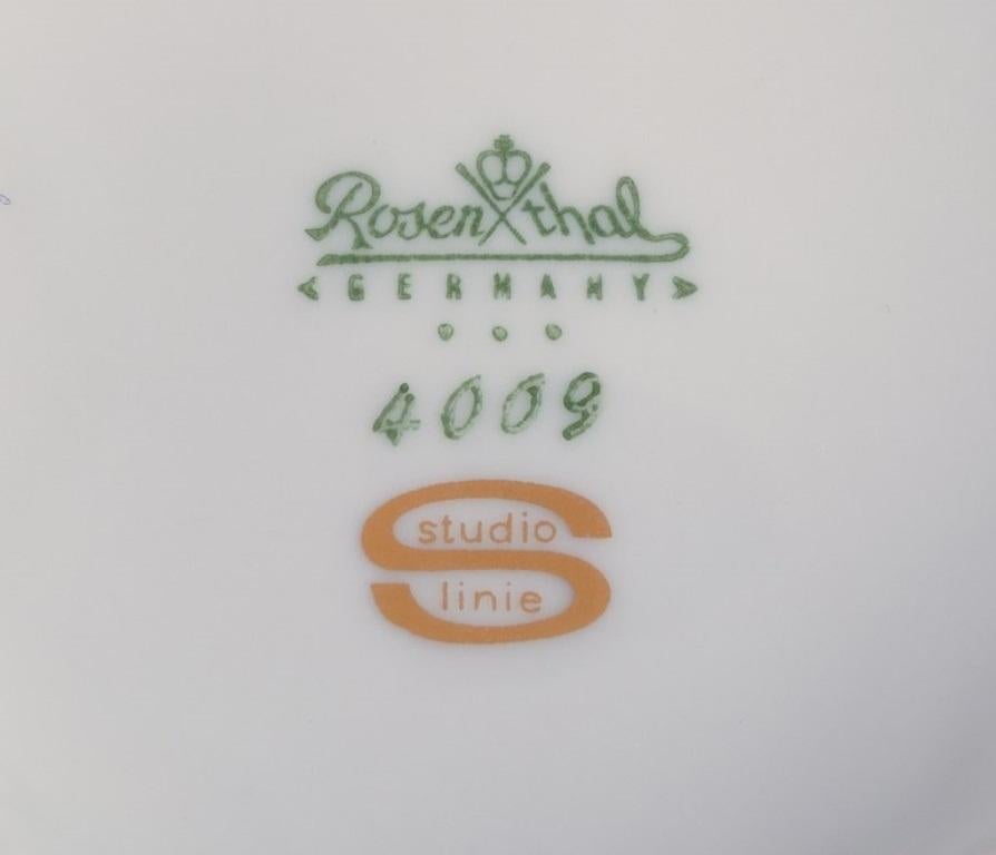 Vernissé Bjørn Wiinblad pour Rosenthal, Allemagne. Service à café en porcelaine 