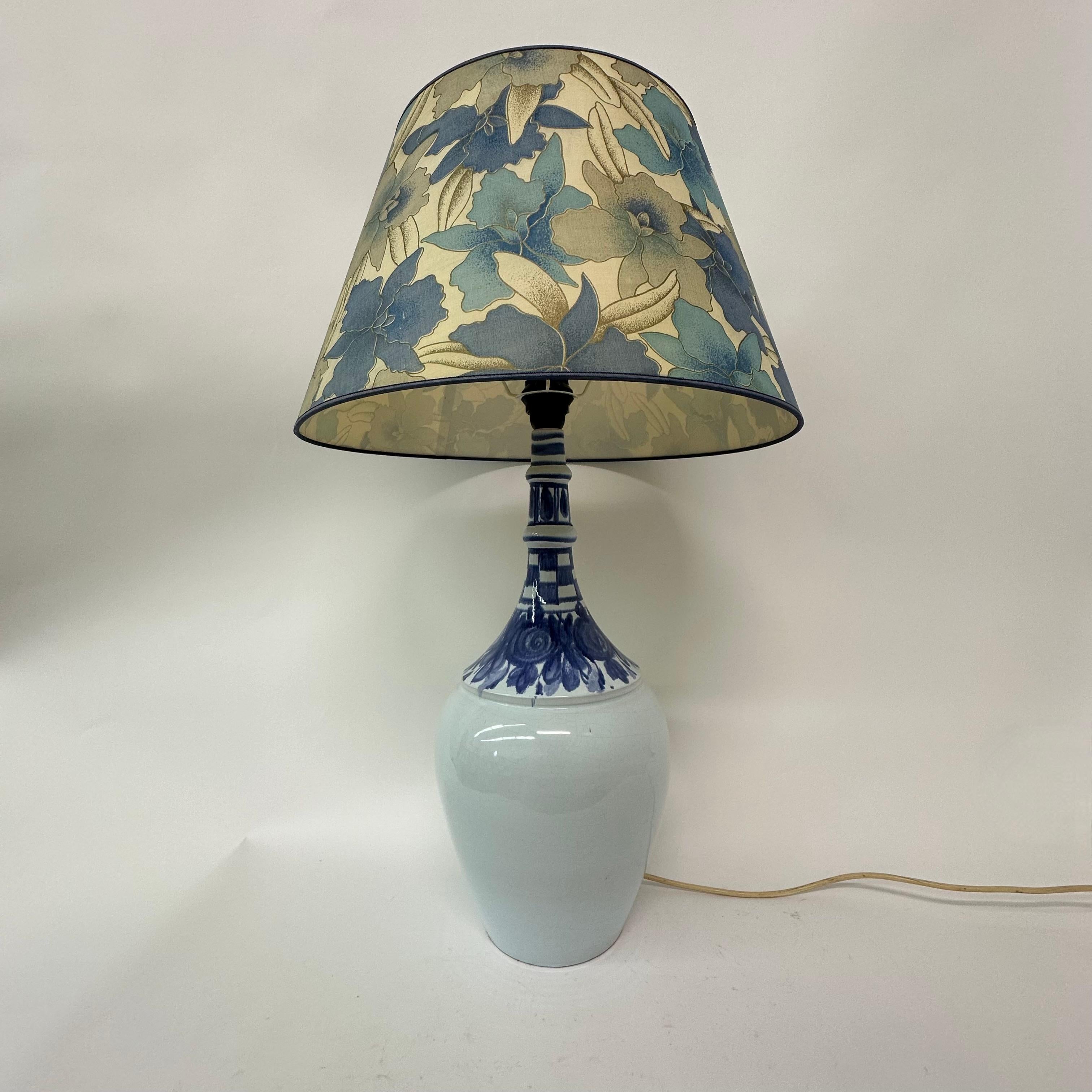Lampada da terra/da tavolo in ceramica floreale Bjørn Wiinblad per Rosenthal Germania , anni '70 in vendita 4
