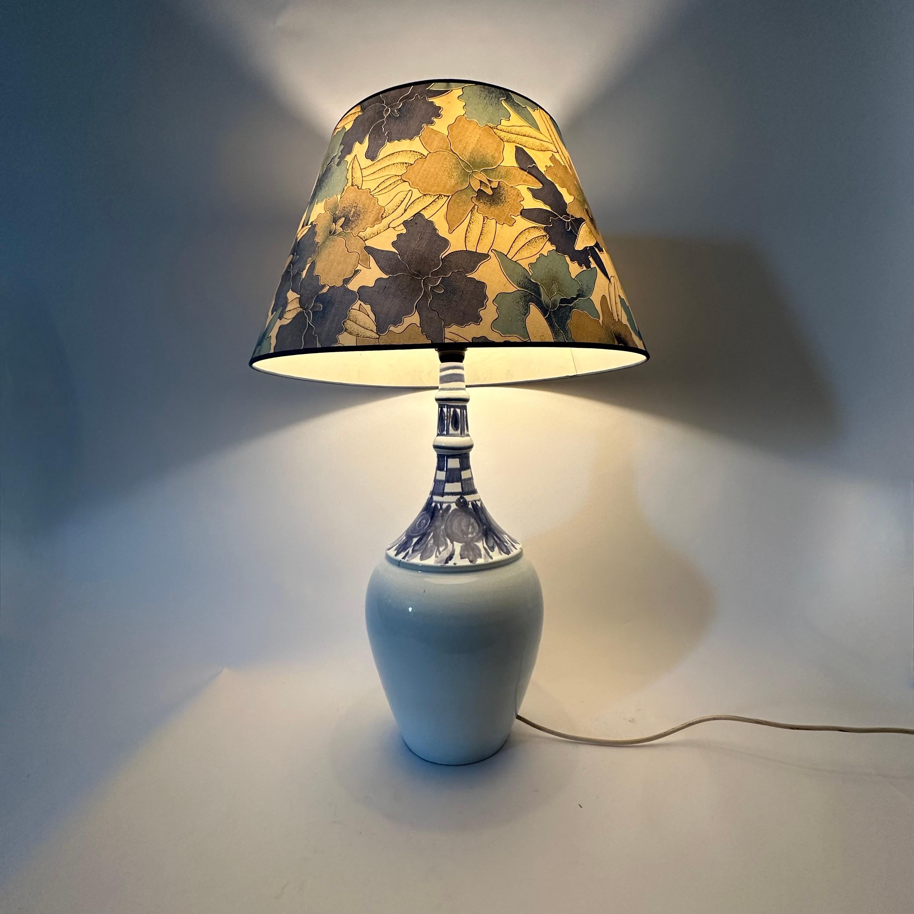 Lampada da terra/da tavolo in ceramica floreale Bjørn Wiinblad per Rosenthal Germania , anni '70 in vendita 6