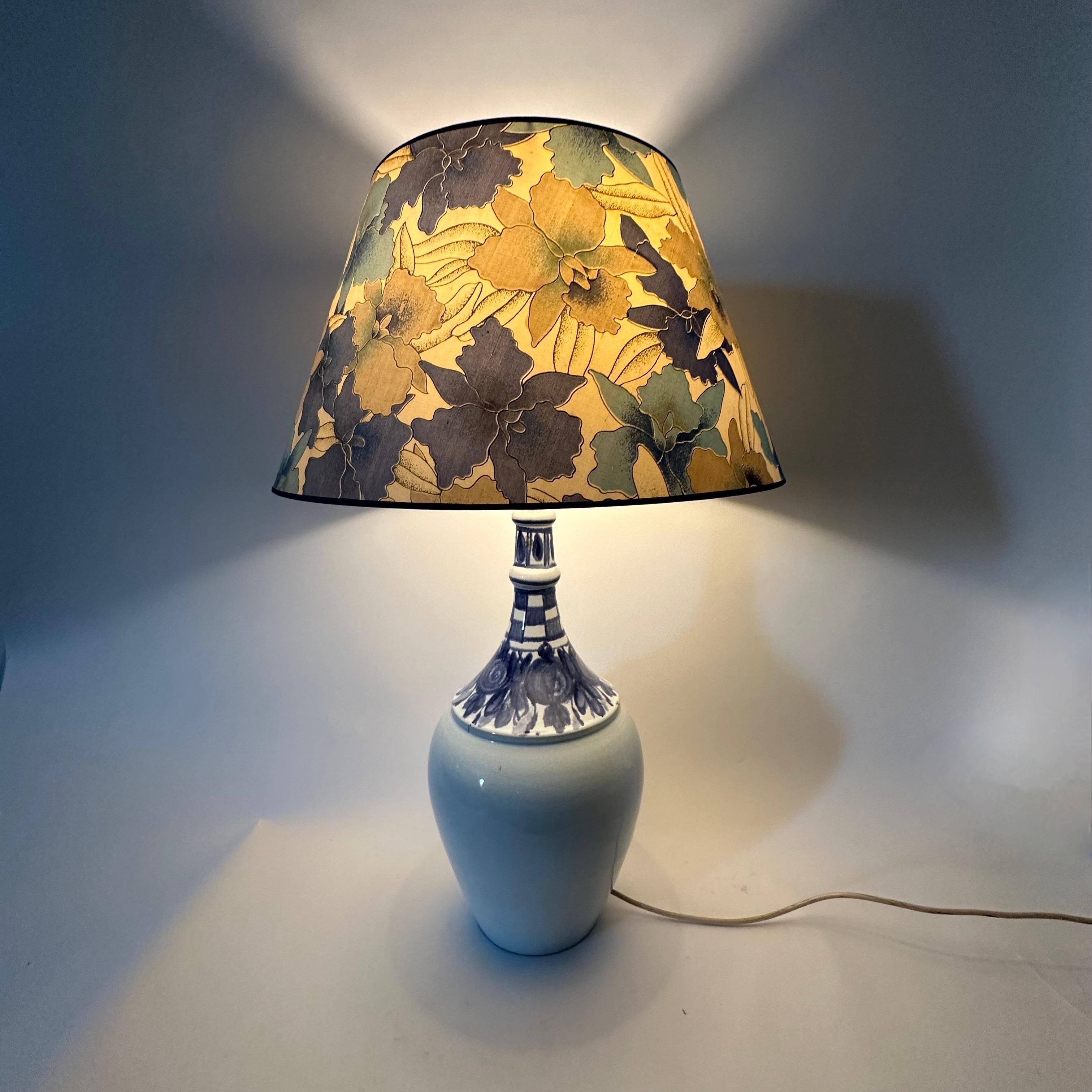 Lampada da terra/da tavolo in ceramica floreale Bjørn Wiinblad per Rosenthal Germania , anni '70 in vendita 7