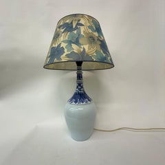 Bjørn Wiinblad for Rosenthal Germany ceramic floral floor / table lamp , 1970s